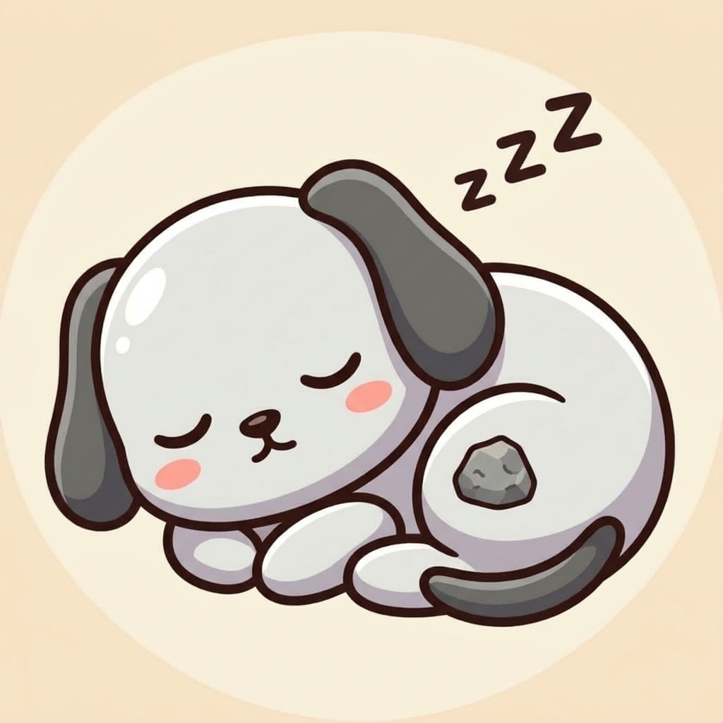 Dori mascot resting in the footer